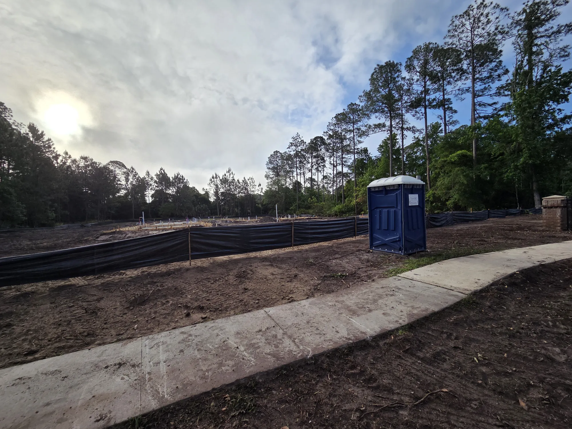 Culvert and driveway access prep on a rural property