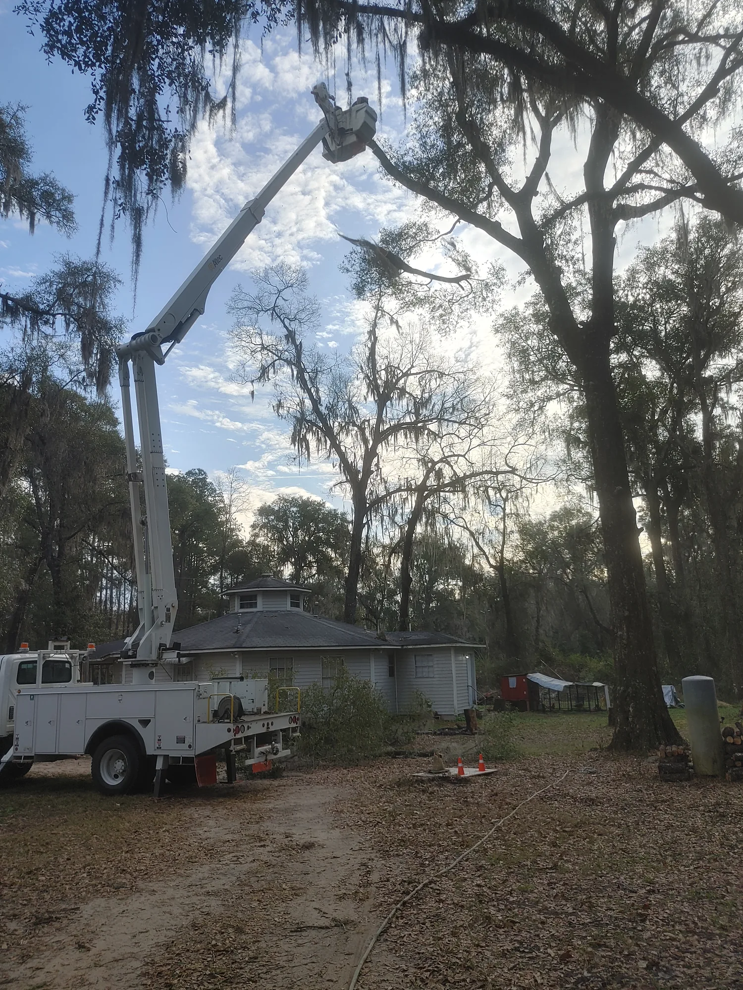 Storm Cleanup by Sunshine Site Prep on a North Florida property