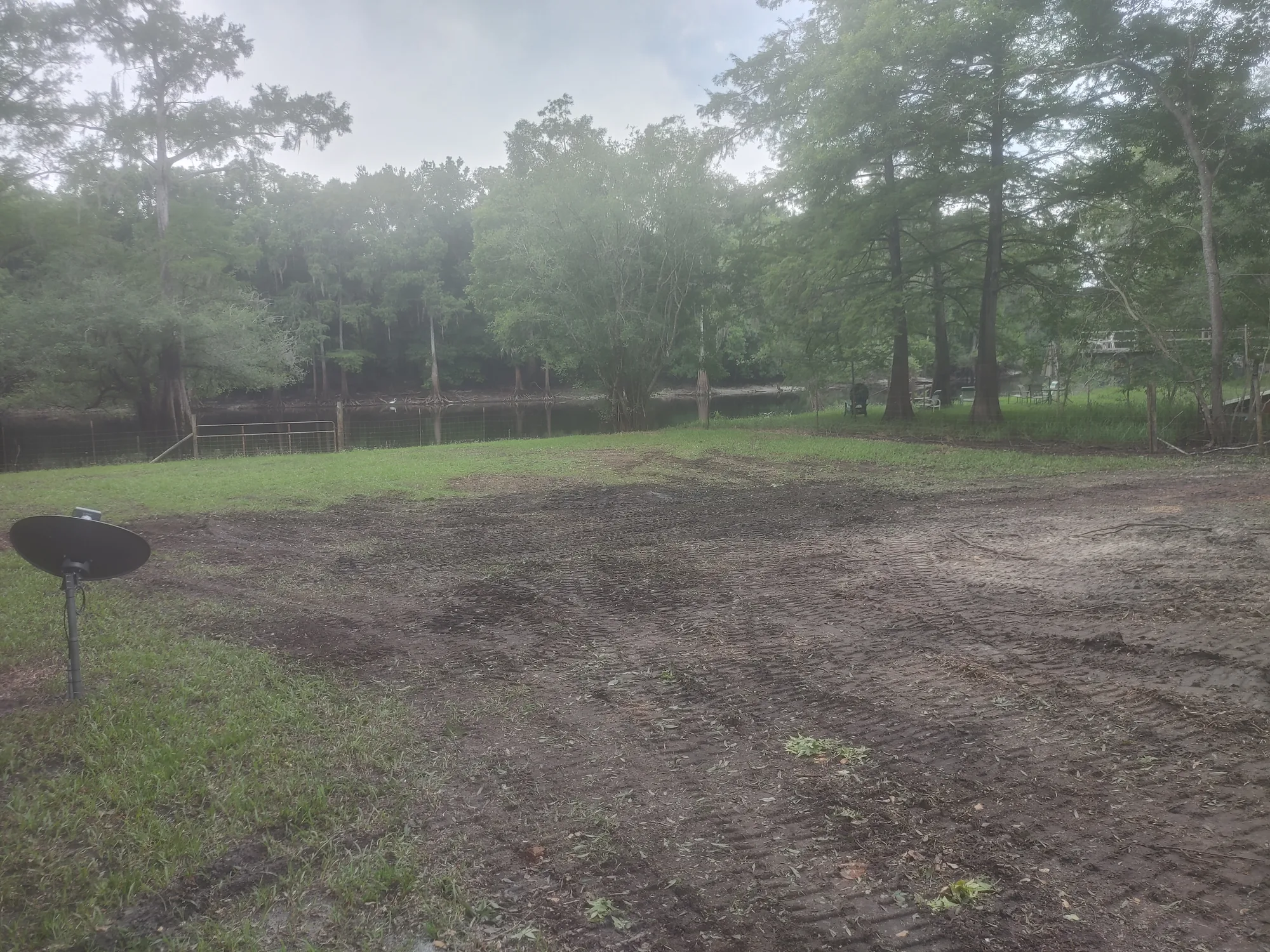 Fallen Tree Cleanup by Sunshine Site Prep on a North Florida property