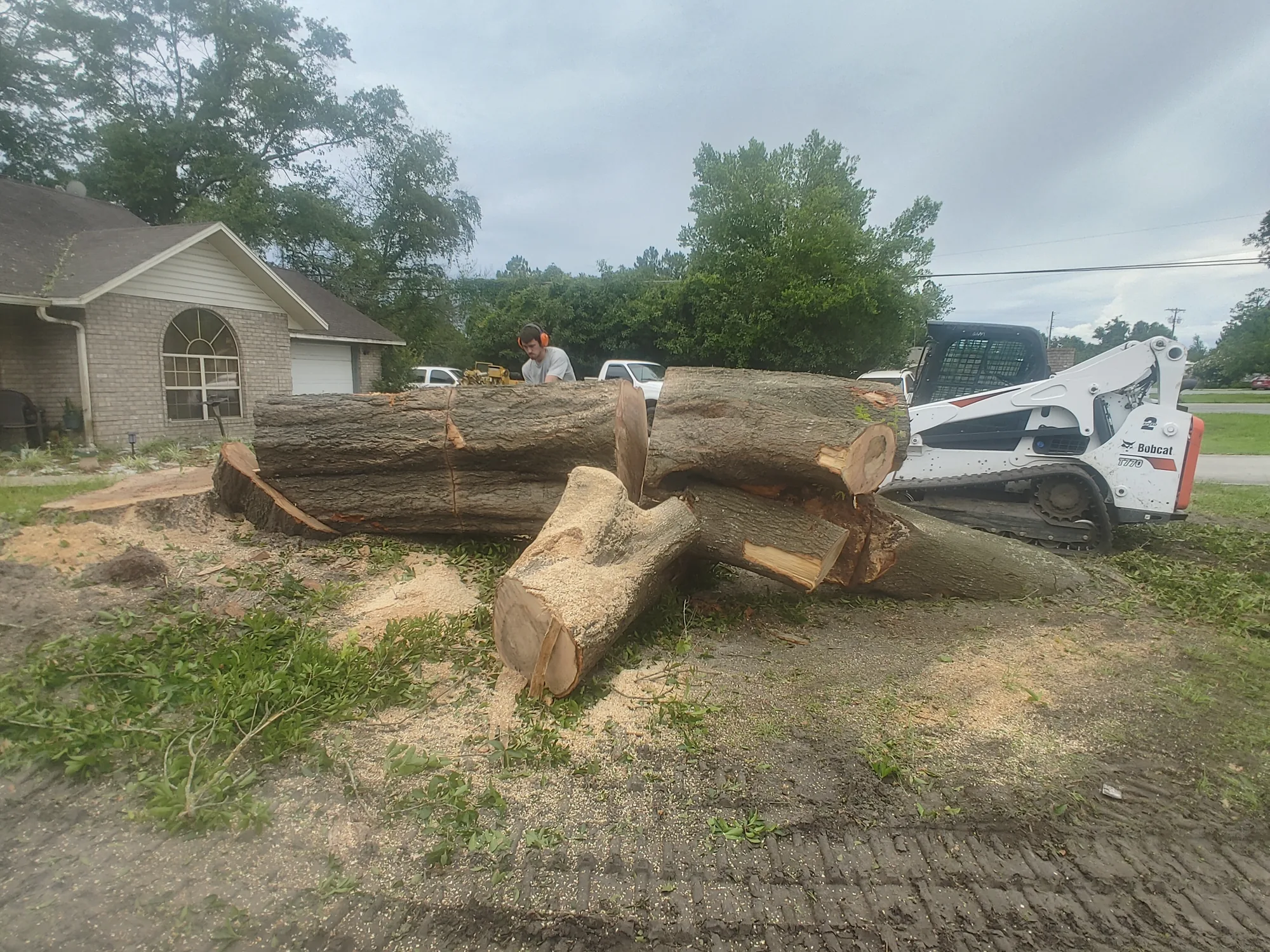 Lot Cleanup by Sunshine Site Prep on a North Florida property