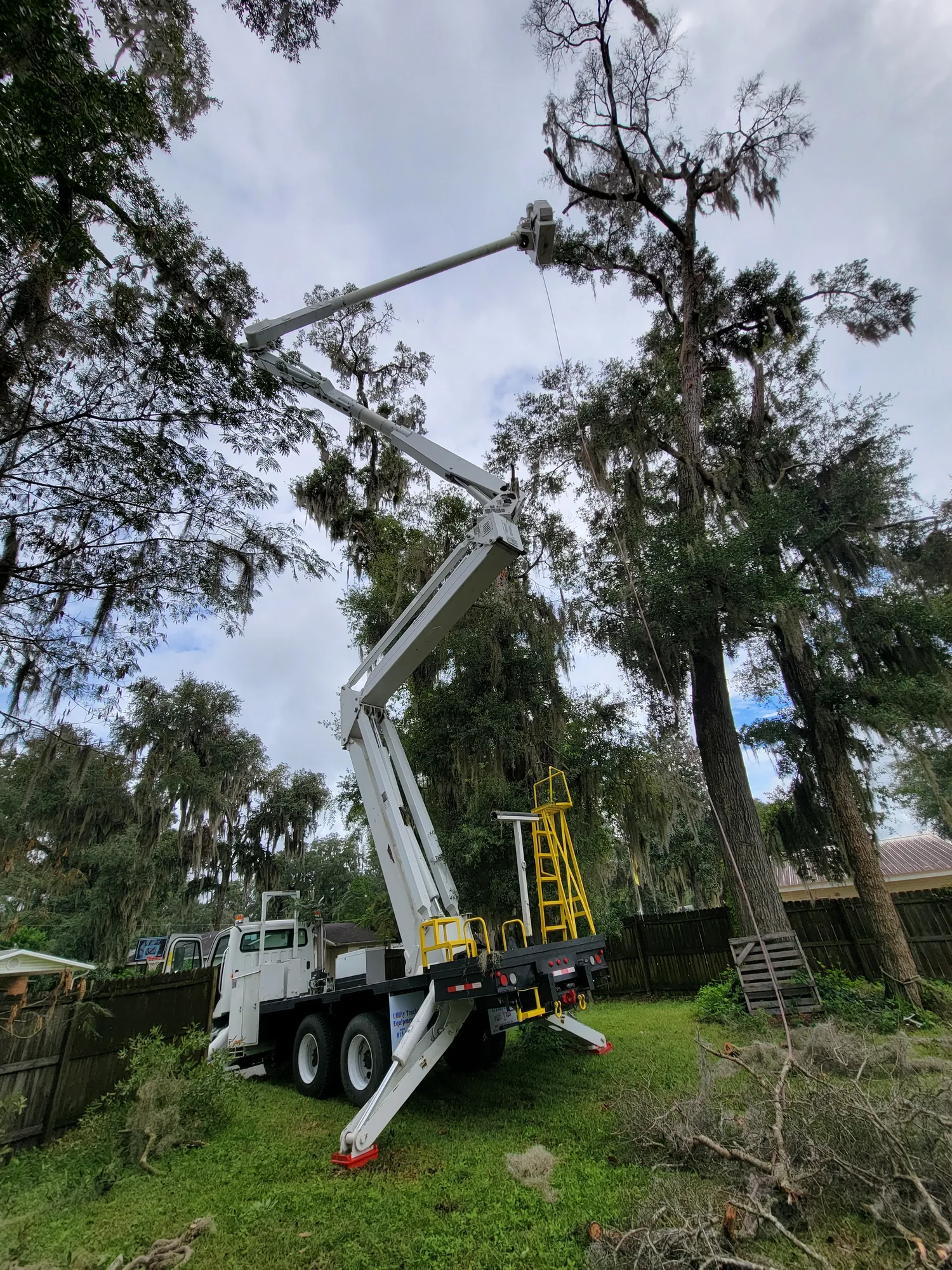Tree & Storm Cleanup by Sunshine Site Prep on a North Florida property
