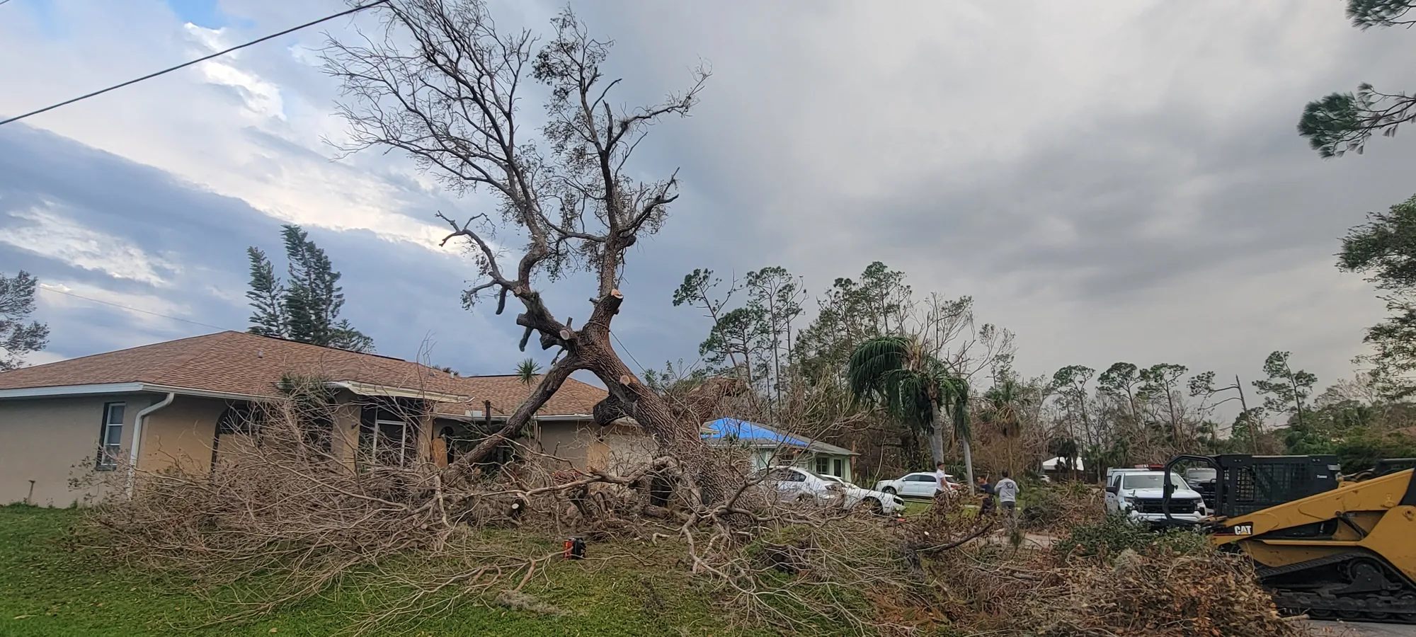 Debris Removal by Sunshine Site Prep on a North Florida property